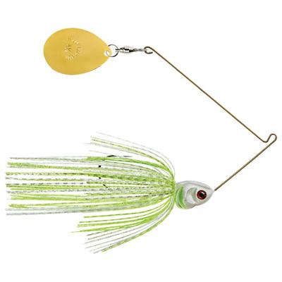 Booyah Double Willow Spinbait 3/8 oz Chartreuse 1pk