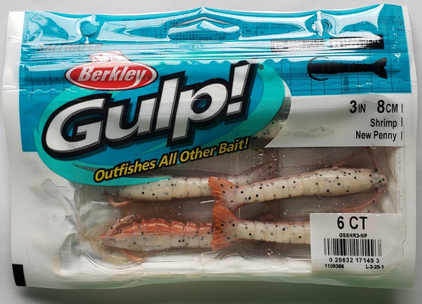 Berkley Gulp! Ghost Shrimp Natural with Sparkle 3 7pk