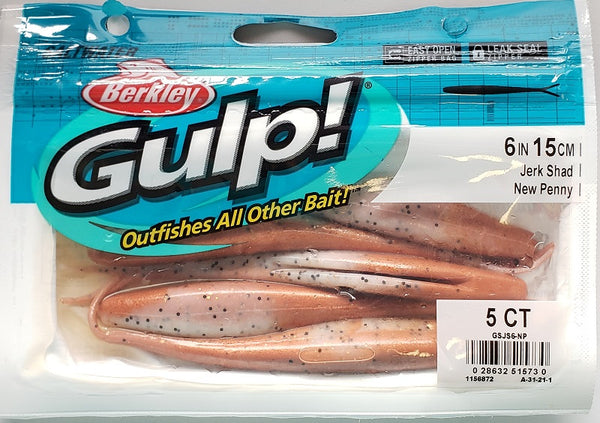  Berkley Gulp! Shrimp Saltwater Fishing Soft Bait, New Penny  Fleck, 3in : Artificial Fishing Bait : Sports & Outdoors