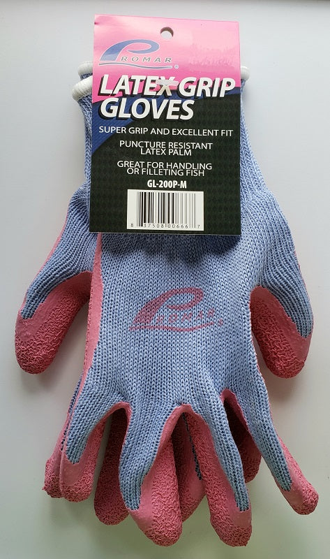 Promar Latex Grip Gloves Blue / M