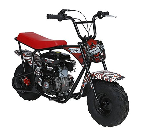 gas powered dirt bike with training wheels