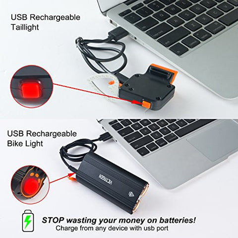 victagen bike light charger