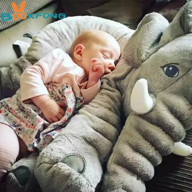 baby elephant plush pillow