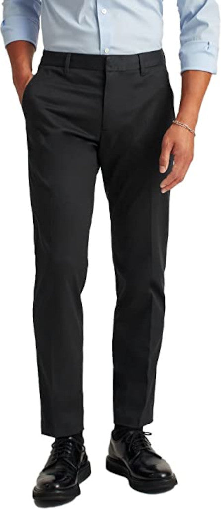 Dockers Dress Pants Men's 34 X29” Black Pleated Front Straight Fit | eBay