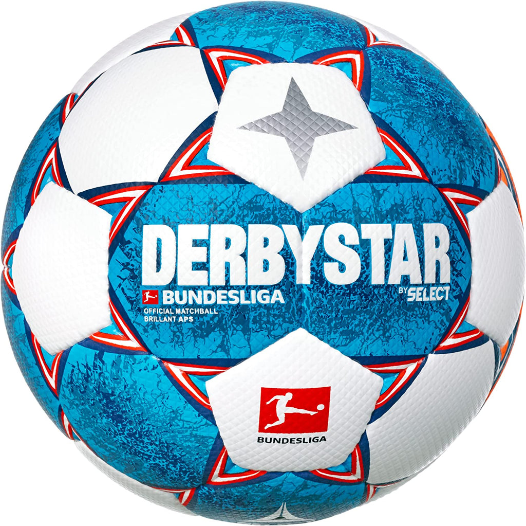 Zinloos insect Standaard Select Bundle of 10 Derbystar Bundesliga Brillant APS V21 Orange/Blue –  Sports by Sager