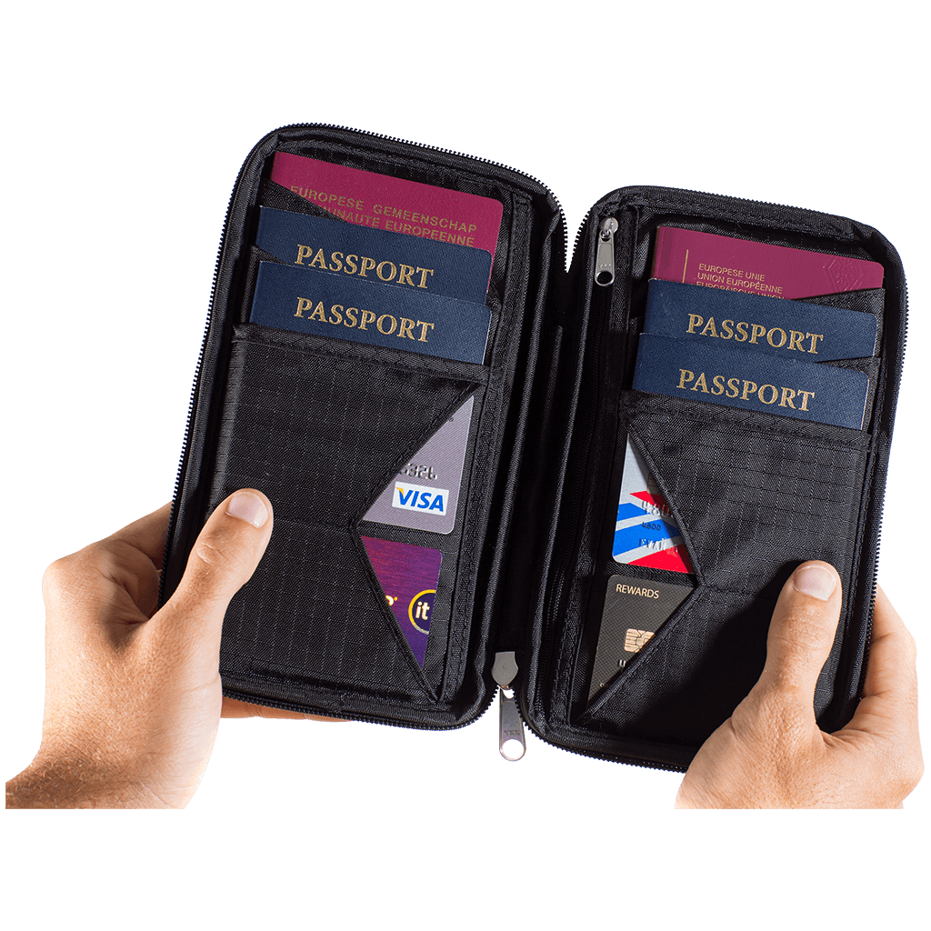 dual passport travel wallet