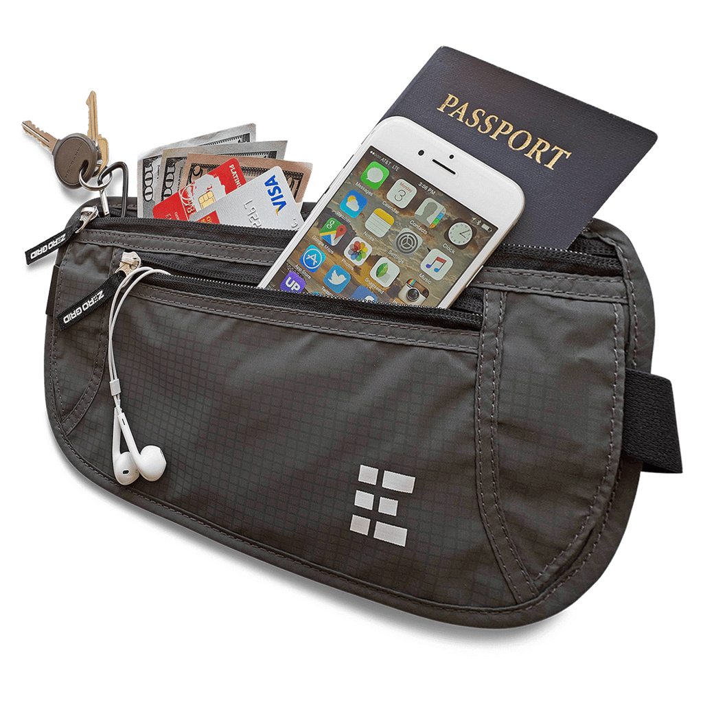 RFID Blocking Money Belt for Travelling - Zero Grid