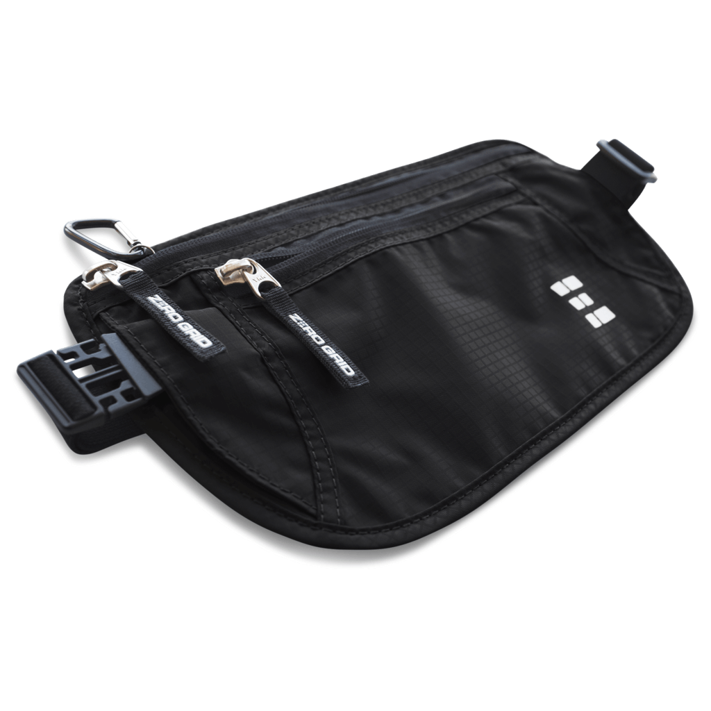 t2 travel rfid money belt (black)