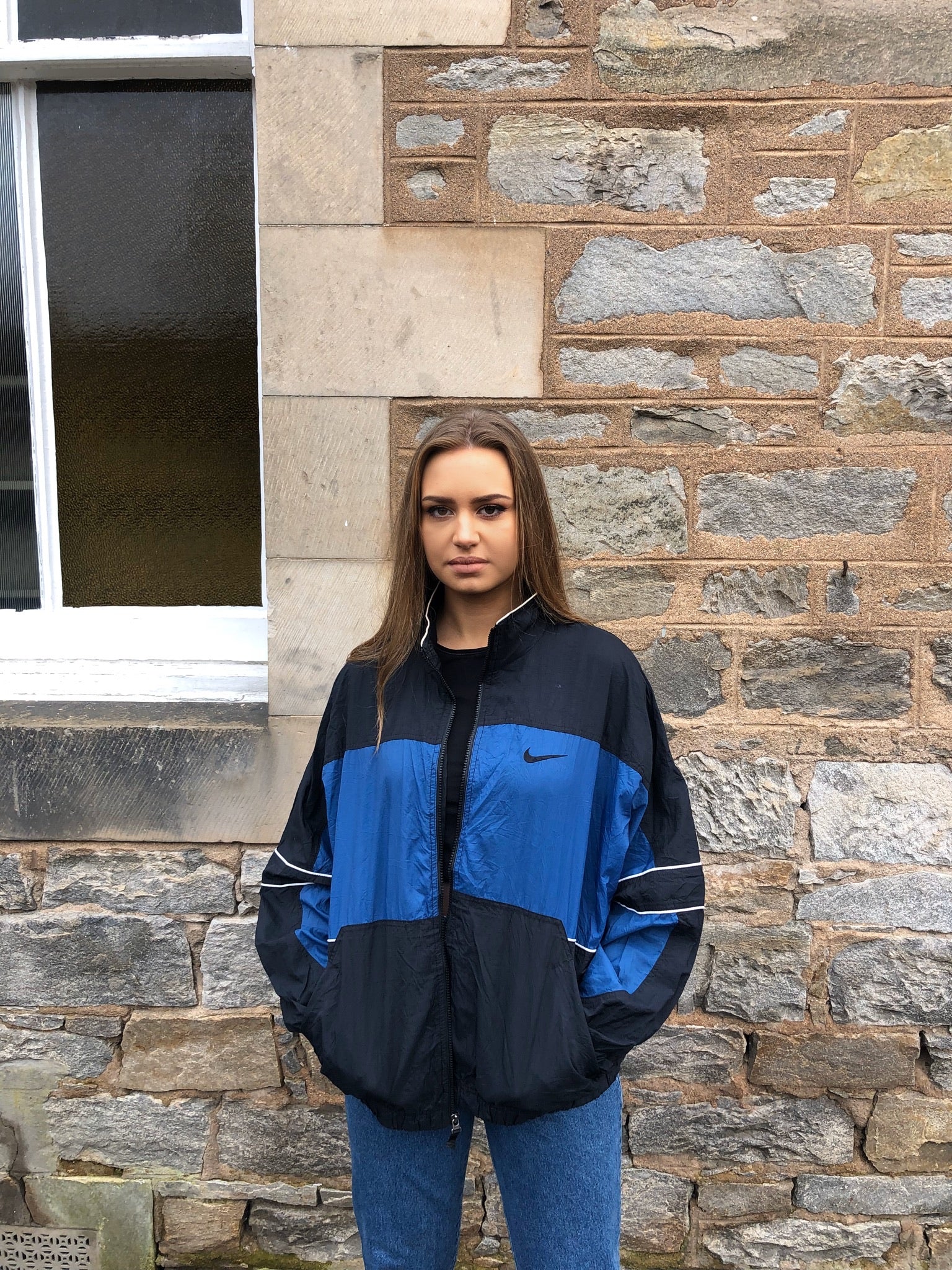 nike oversized windbreaker