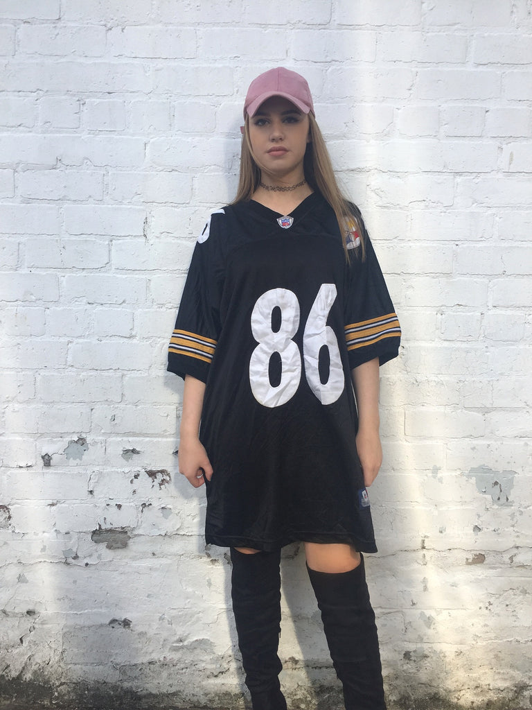 American Football Jersey T shirt Black 