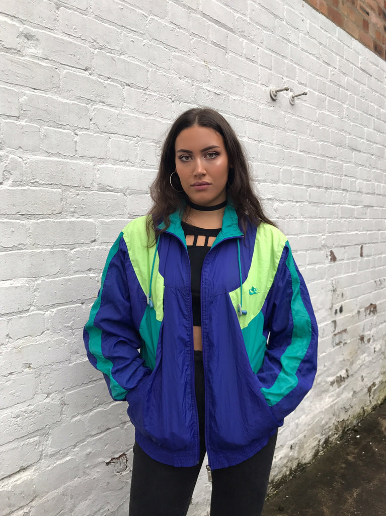 vintage nike shell jacket