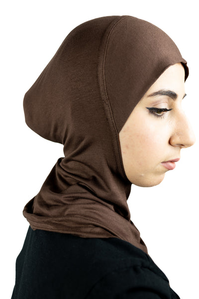 Ninja Under Scarf Brown Bella Hijabs