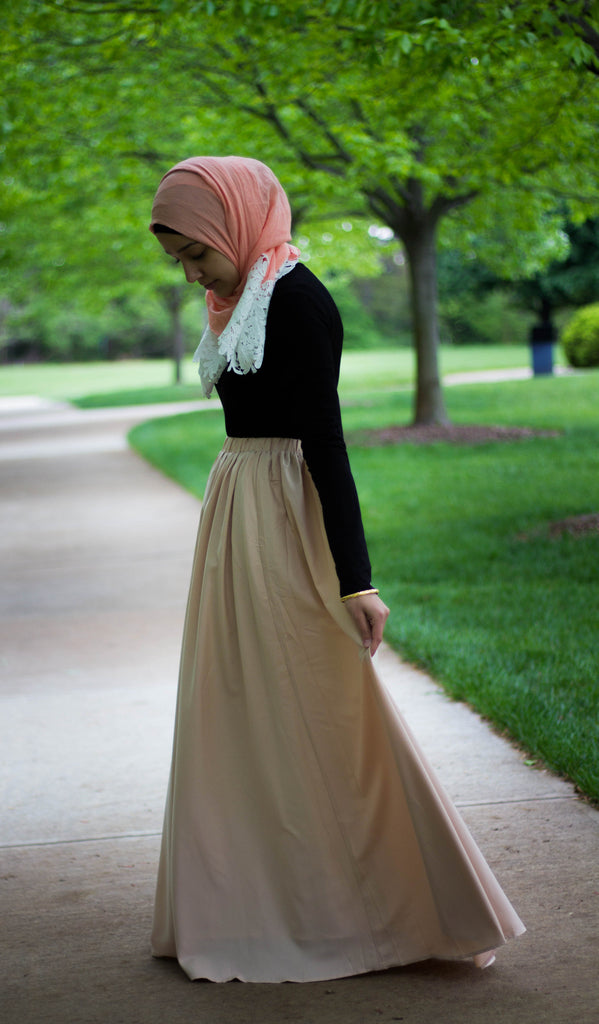 high waist maxi