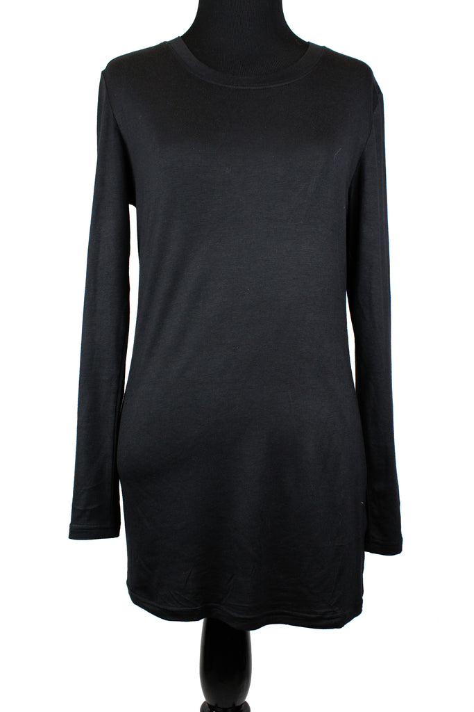 Long Sleeve Basic Top - Black – Bella Hijabs