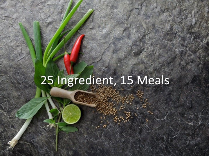 25 Ingredients Into 15 Fast Healthy Meals DVD/CD Video PowerPoint Nutrition Education DVD - Nutrition Education Store