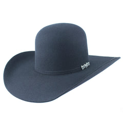 Open crown cowboy hat