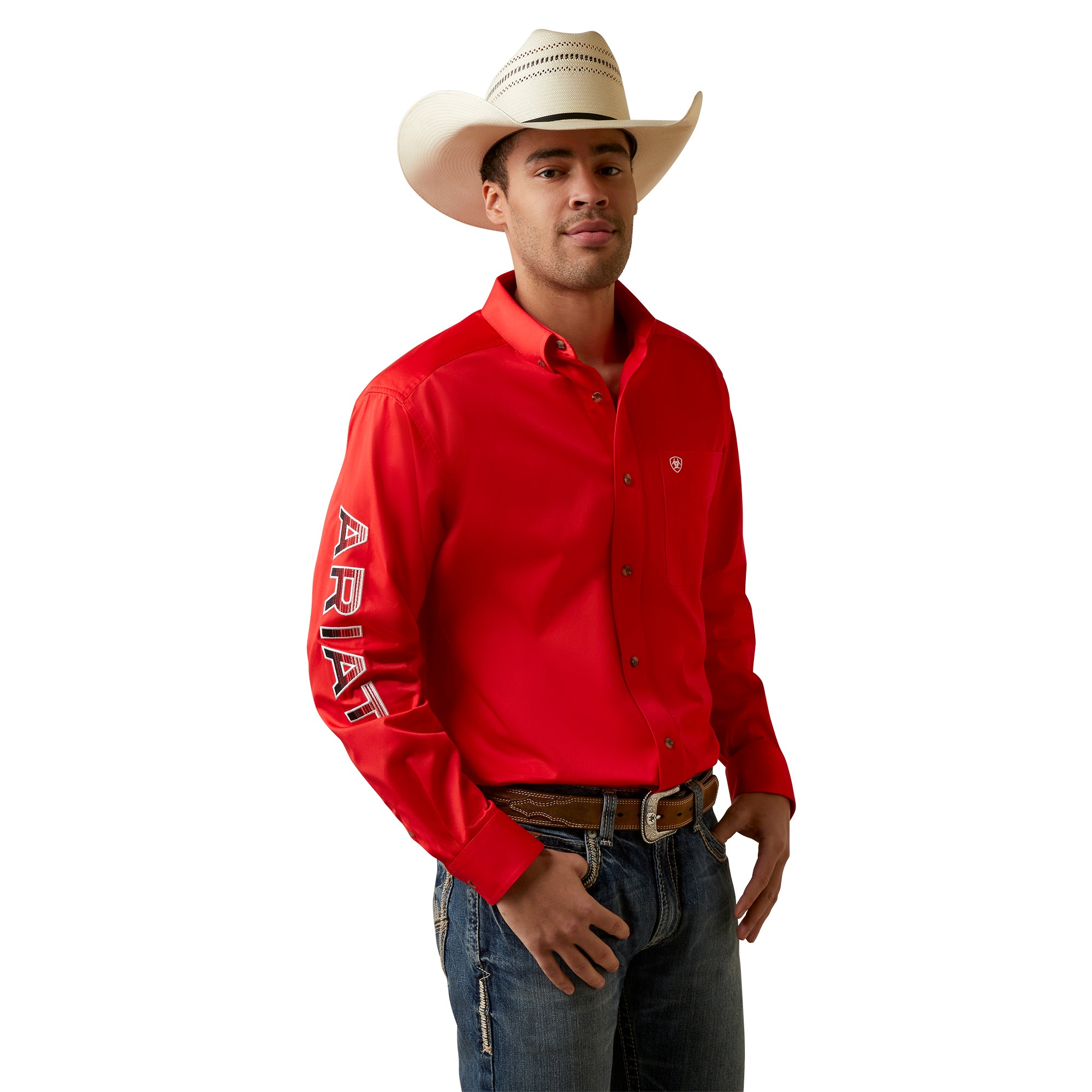 Mens Red Ariat Shirt – VAQUERO BOOTS