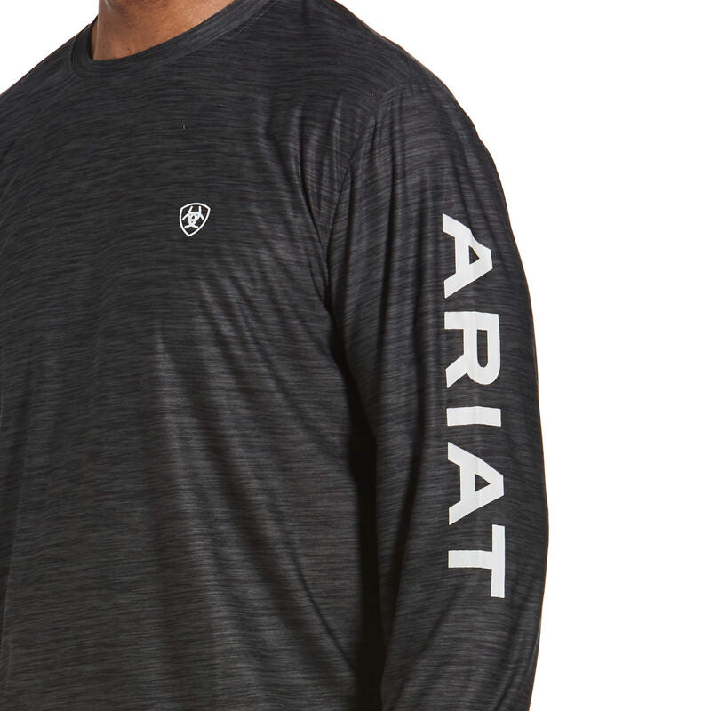 Ariat Men's Long Sleeve Charger Logo T-Shirt – VAQUERO BOOTS