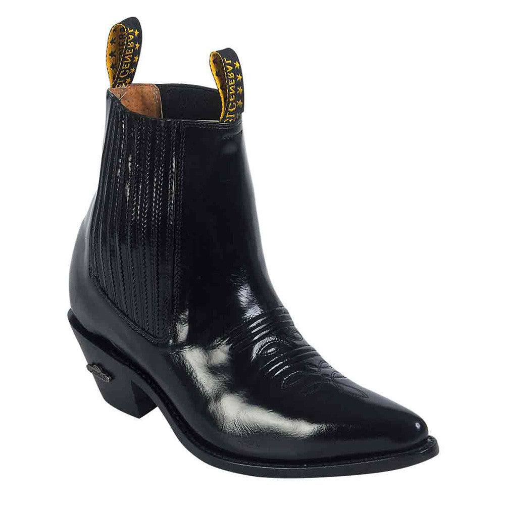 black western chelsea boots