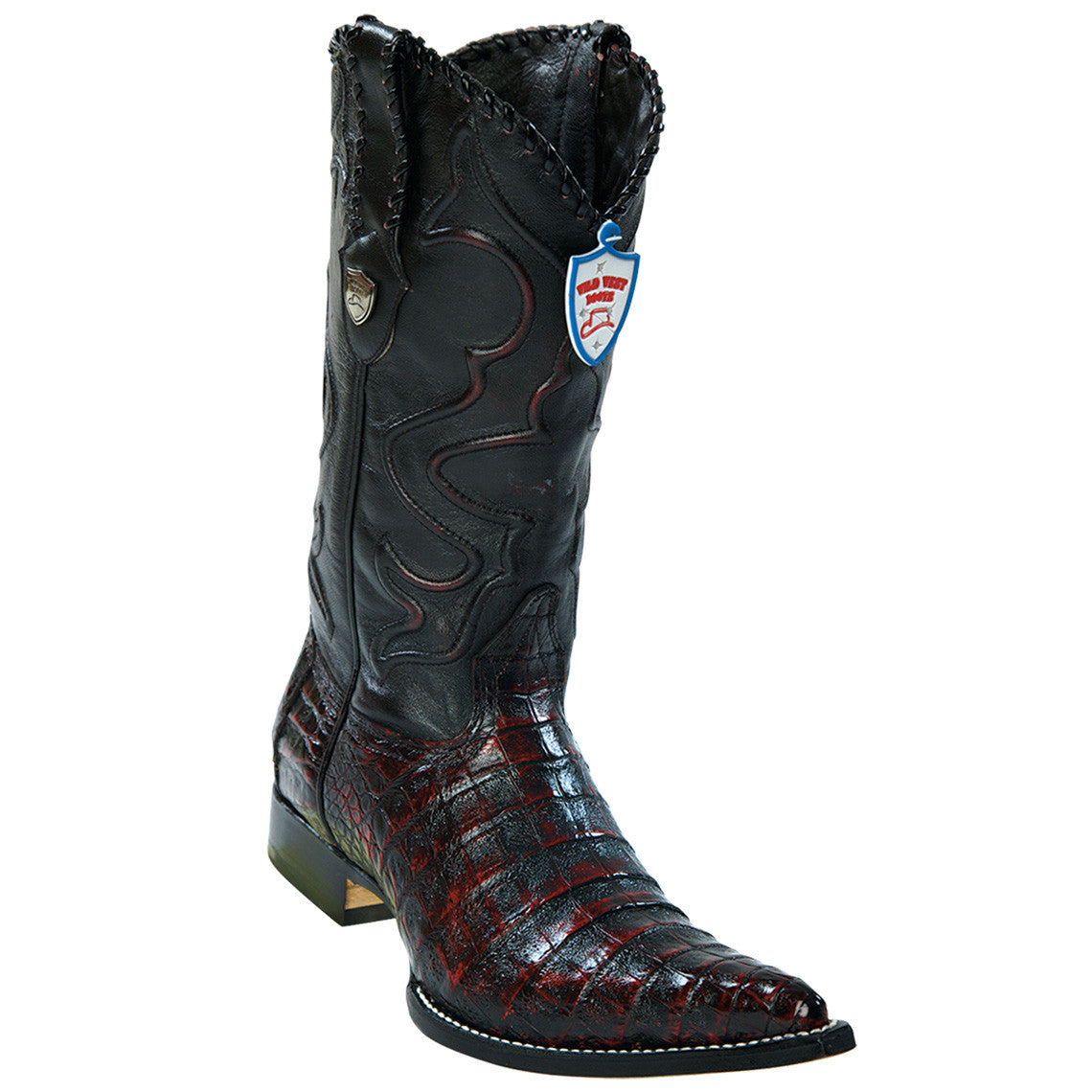 Caiman Belly Cowboy Boots 3x Toe