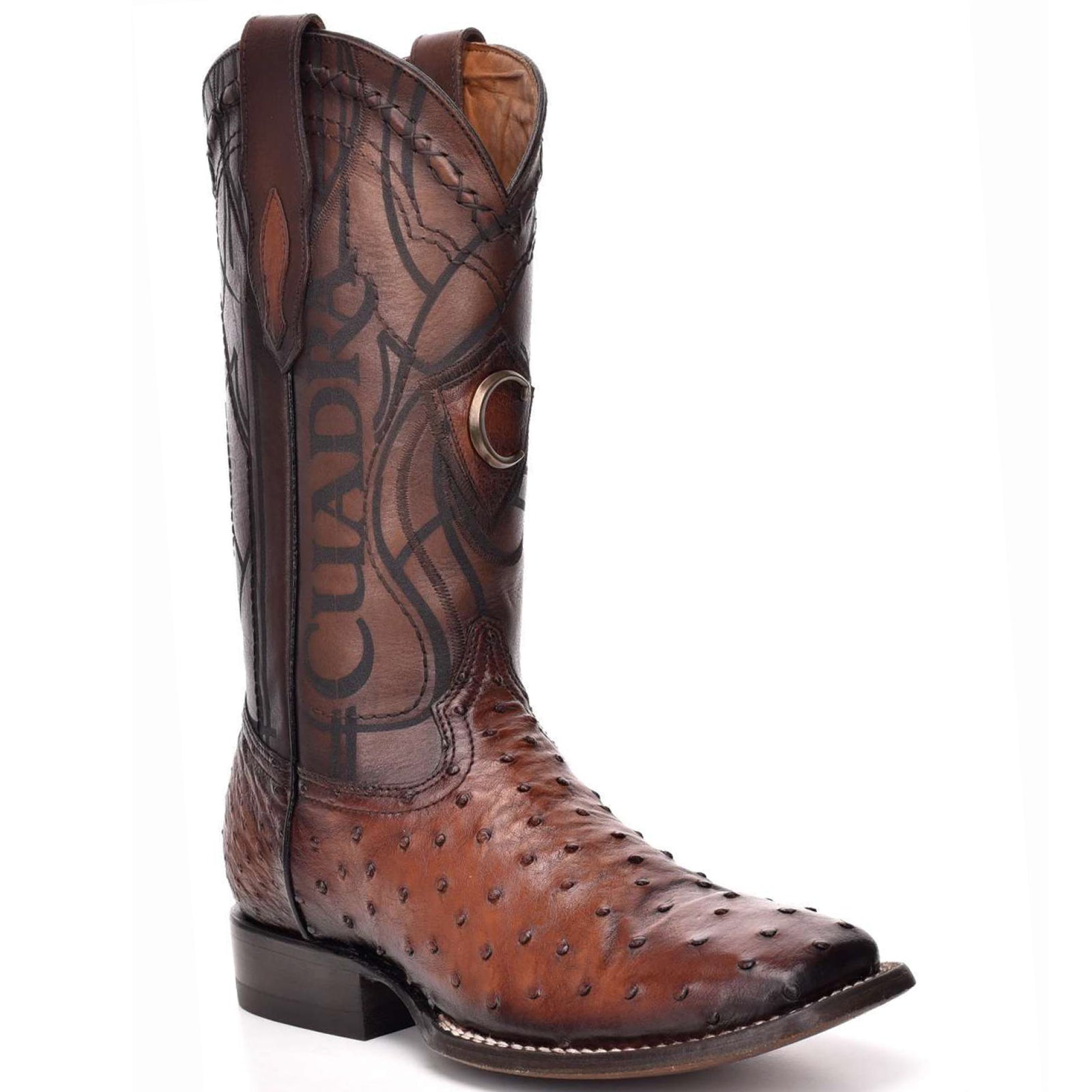 mexican ostrich boots