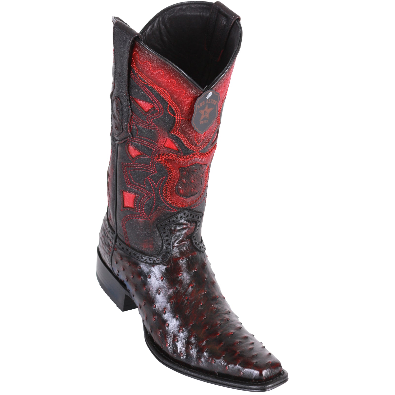 black cherry western boots