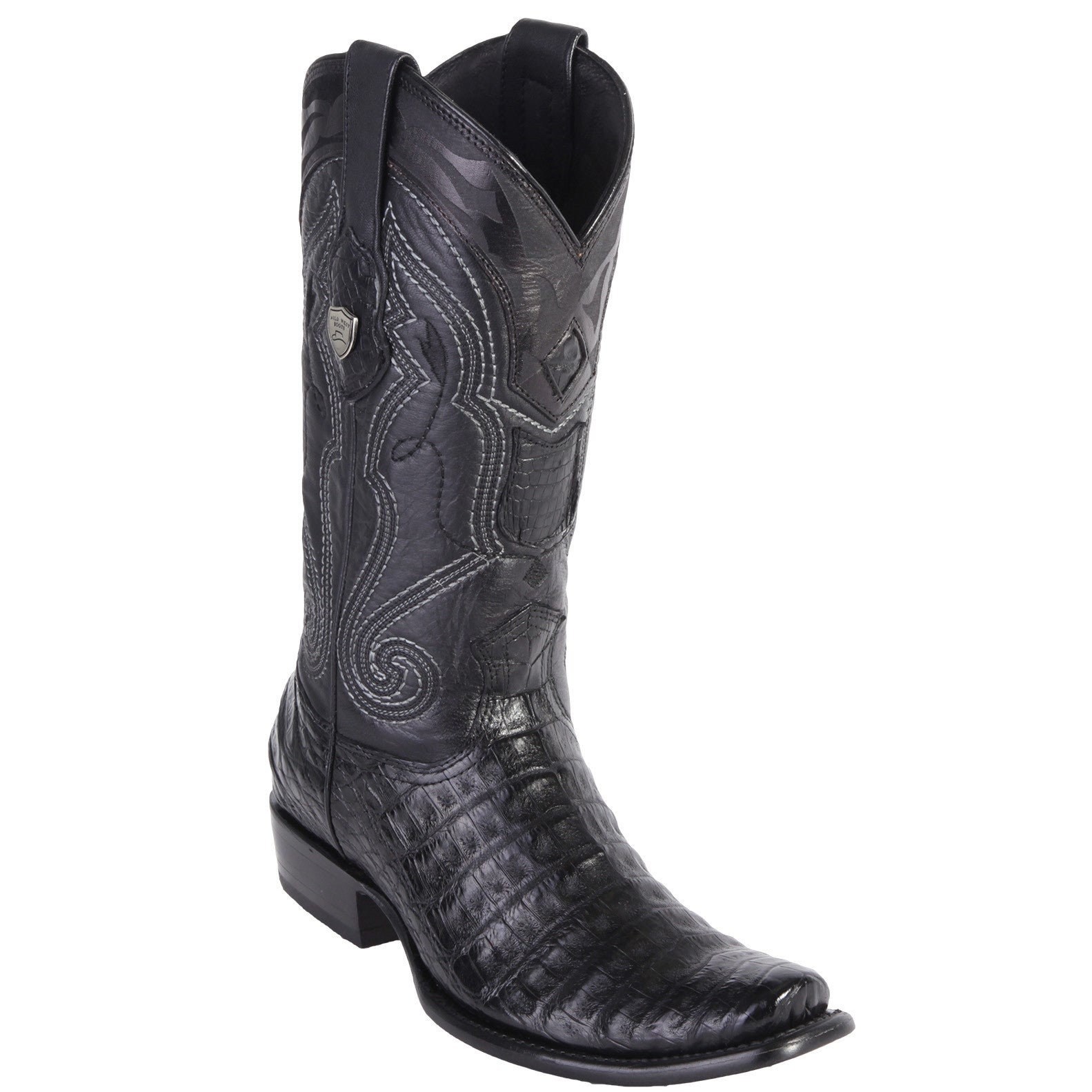 Wild West Caiman Belly Dubai Toe Cowboy Boots | Vaquero Boots