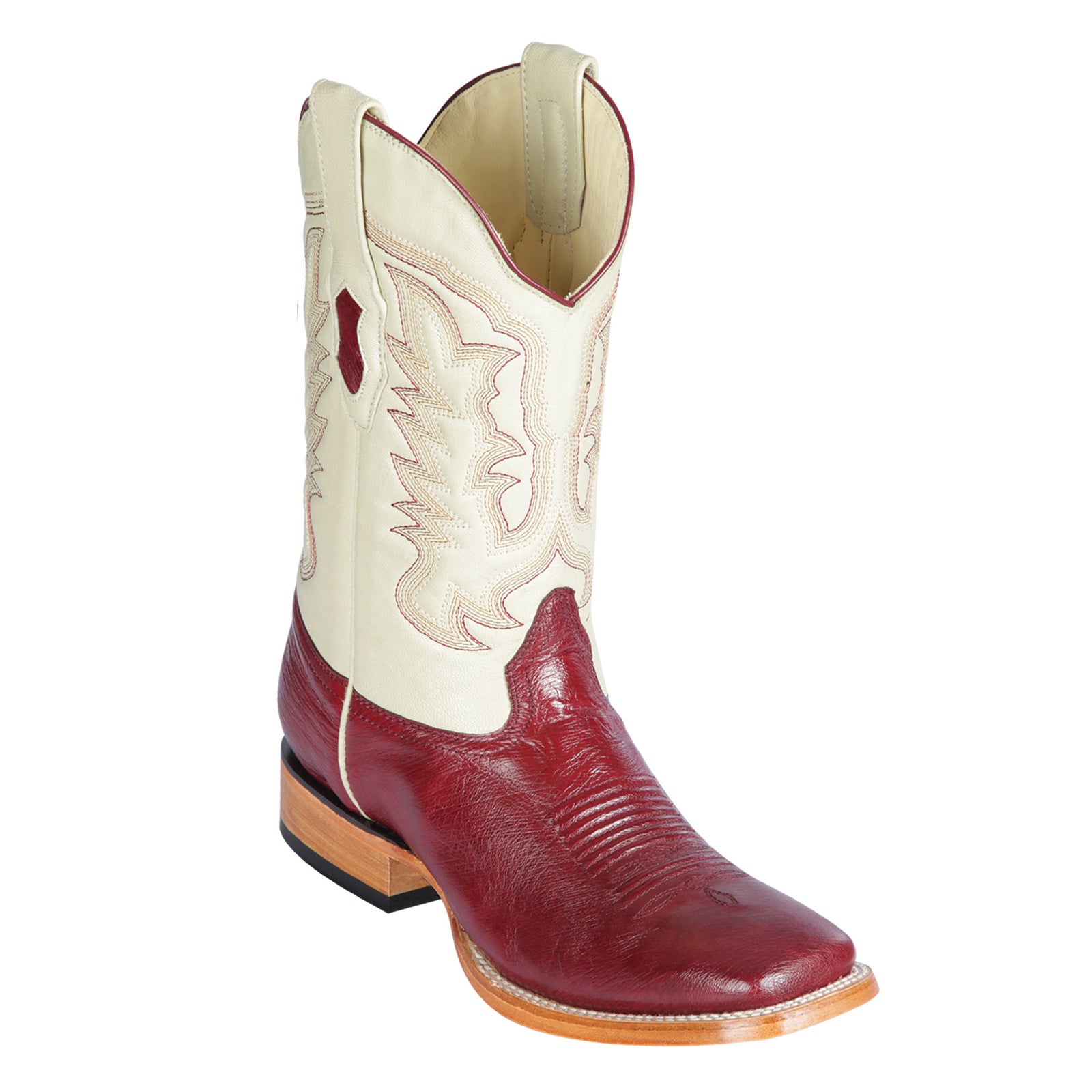 smooth ostrich cowboy boots