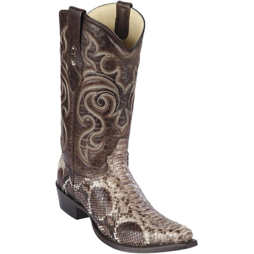 snake skin snip toe cowboy boots