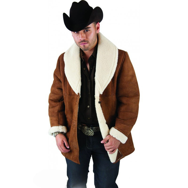 Men's Leather Marlboro Shearling Leather Jacket