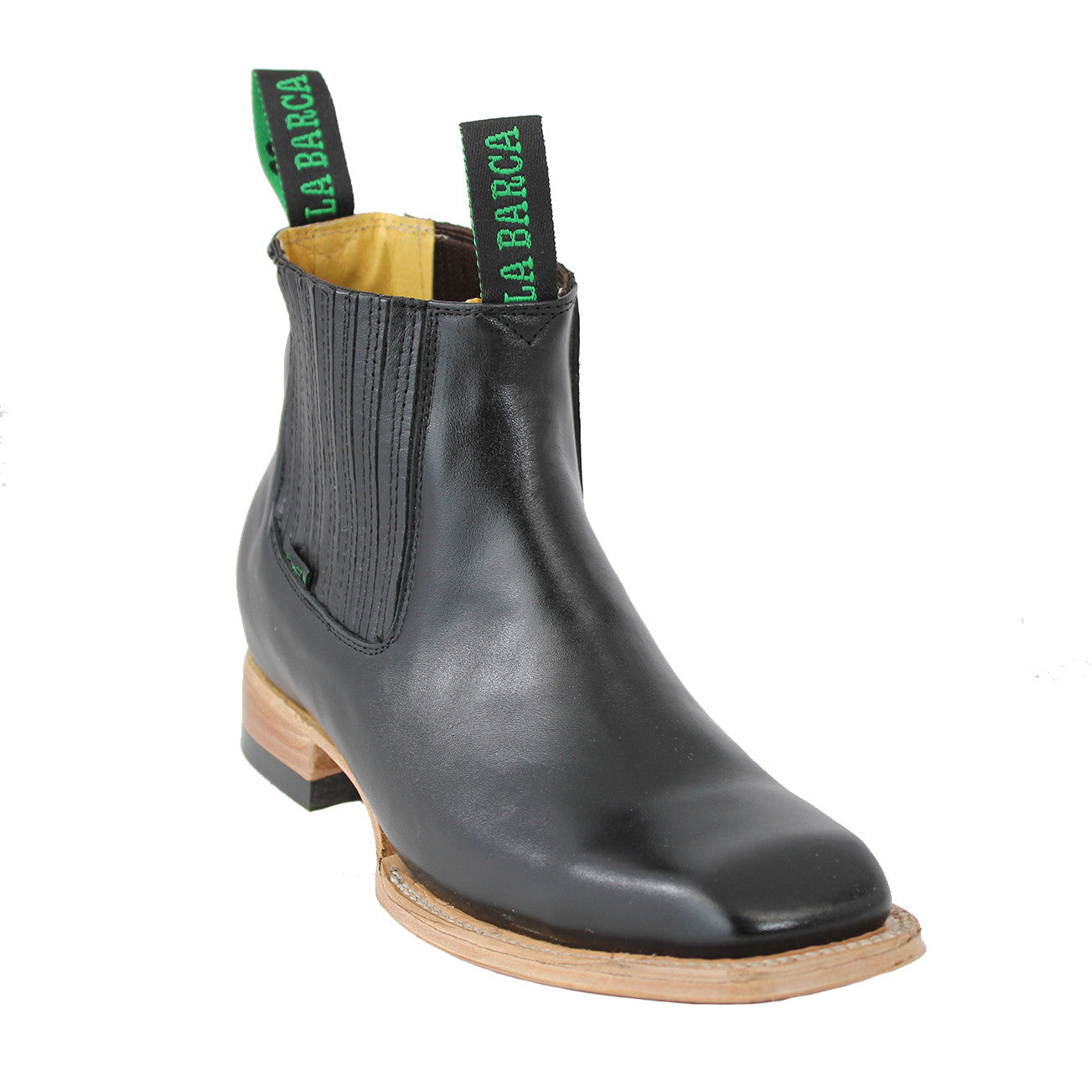 square chelsea boots