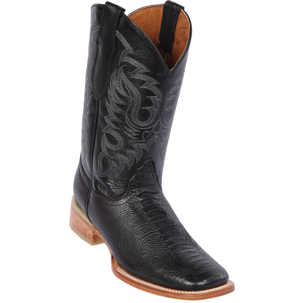 Quincy Ostrich Leg Print Square Toe Cowboy Boots – VAQUERO BOOTS