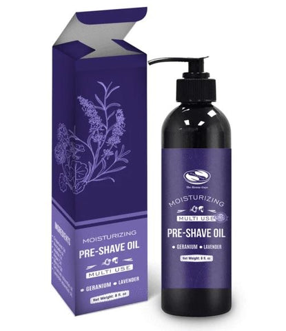 pre shave oil geranium and lavender