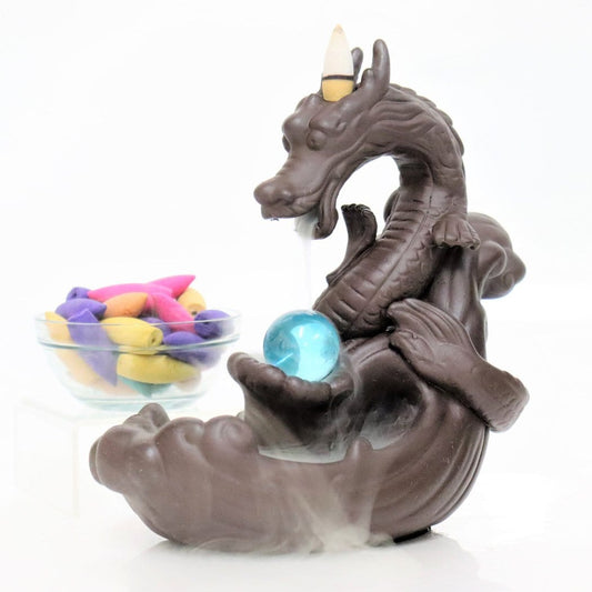 Ceramic Backflow Waterfall Incense Burner – The Henna Guys