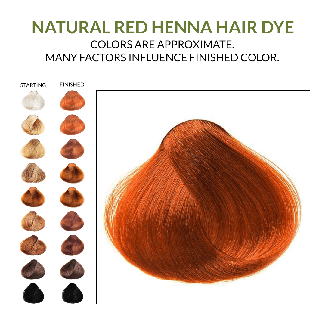 Natural Red Henna Hair l Henna l Henna For