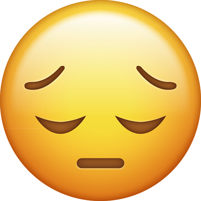 Sad Emoji [Free Download IOS Emojis] Emoji Island