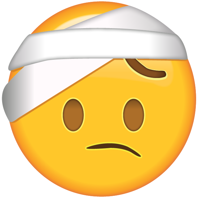 Download Face with Head-Bandage Emoji | Emoji Island