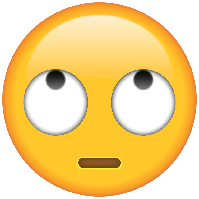 Rolling Eyes Emoji - Free PNG Download | Emoji Island