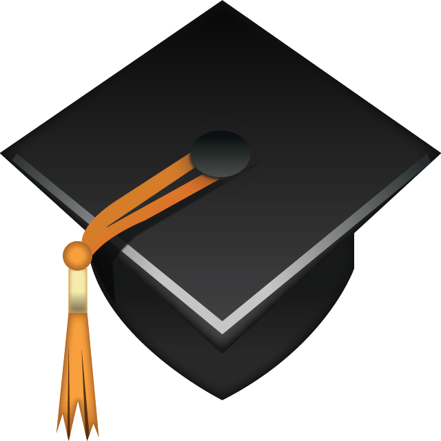 Download Graduation Cap Emoji Icon | Emoji Island