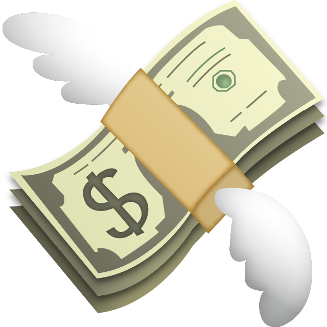 clipart money with wings - photo #10