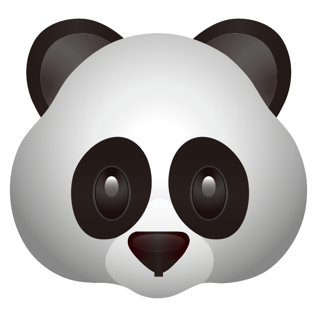 Download Panda Face Emoji | Emoji Island