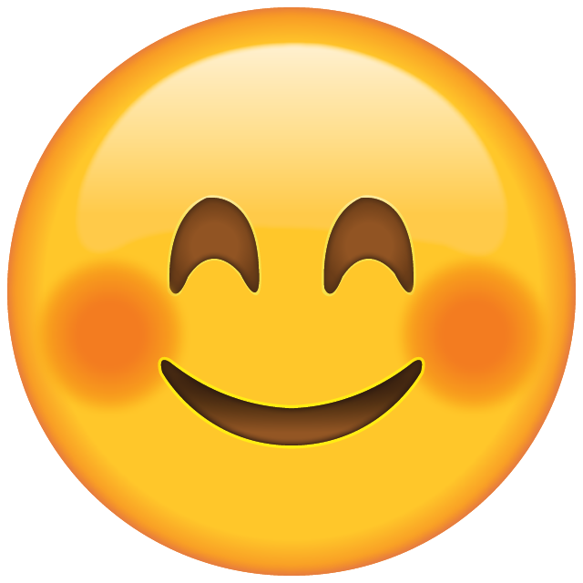 Download Smiling Face Emoji with Blushed Cheeks | Emoji Island