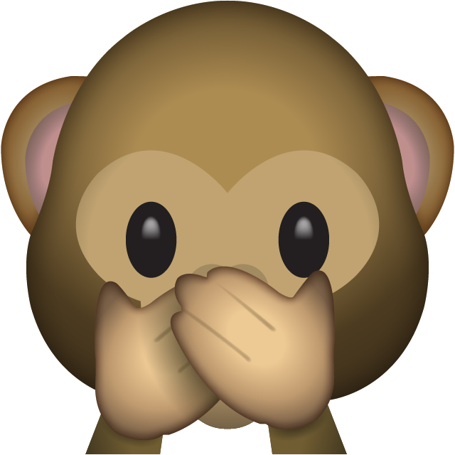 Download Speak No Evil Monkey Emoji | Emoji Island