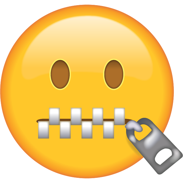Download Zipper-Mouth Face Emoji | Emoji Island
