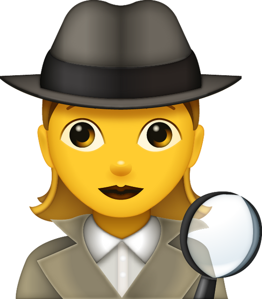 Detective Emoji - Woman [Free Download All Emojis] | Emoji Island