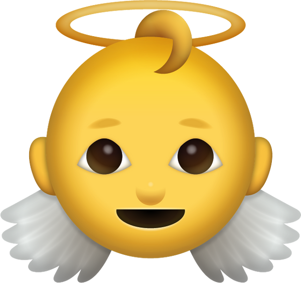 Baby Angel Emoji [Free Download iPhone Emojis] | Emoji Island