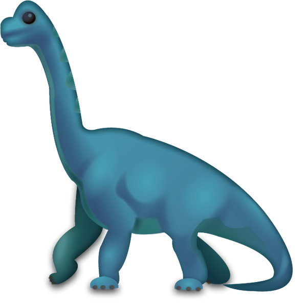 Download Brachiosaurus Icon in JPG and AI | Emoji Island