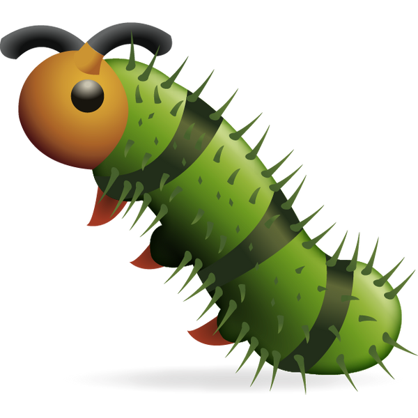 Download Caterpie Bug Emoji Icon | Emoji Island