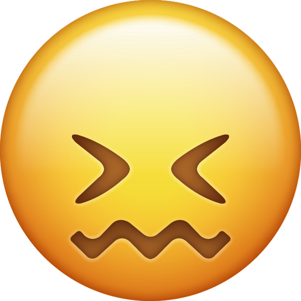 Confounded Emoji [Download iPhone Emojis] | Emoji Island