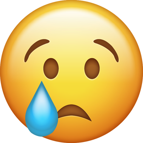 Sad Face Emoji